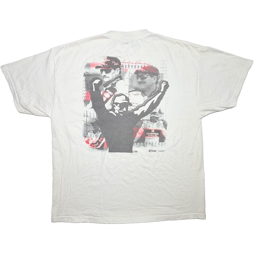 Vintage 90s Chase Authentics Dale Earnhardt T-Shirt Men's L NASCAR Pocket